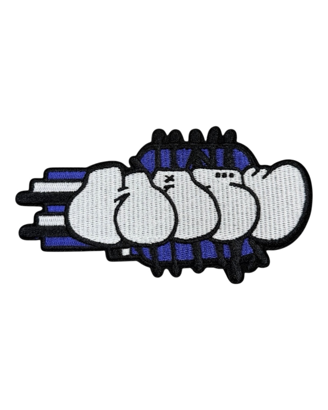HATE VELCRO PATCH PURPLE