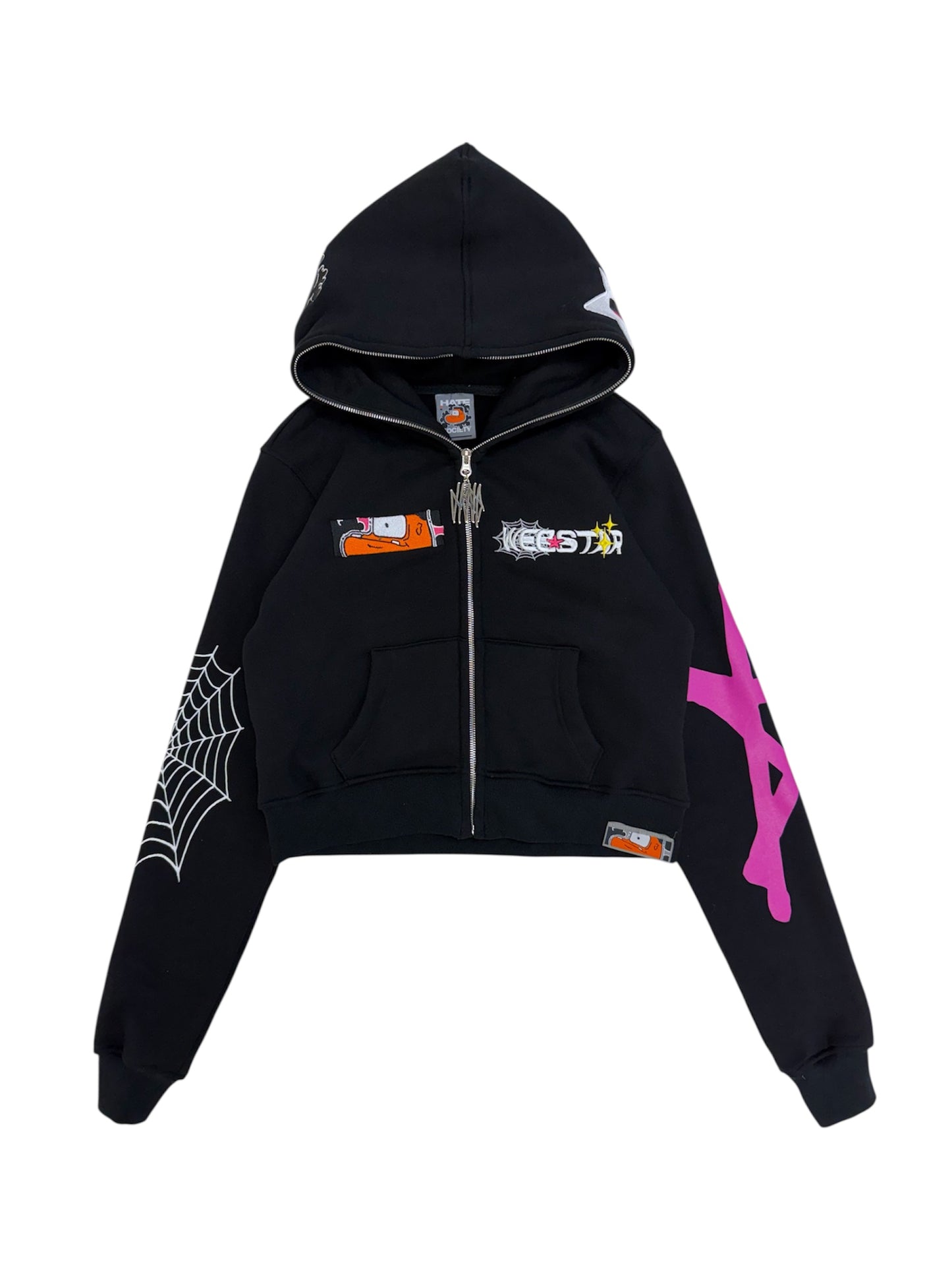 “FEATHERS” FULLZIP PINK