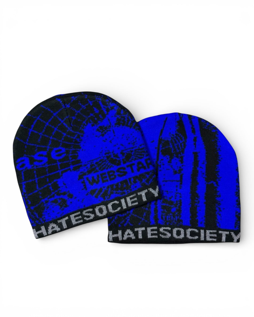HATESOCIETY V.2 BEANIE BLUE