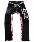 “BUSSDOWN” DENIM RED