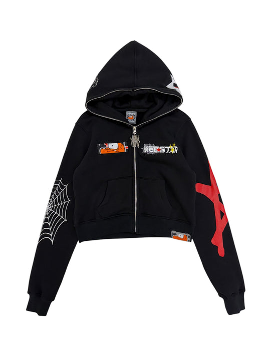 “FEATHERS” FULLZIP RED
