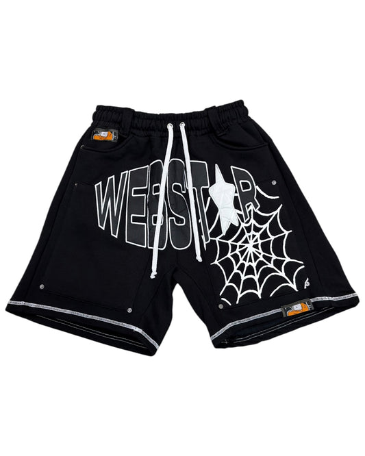 WEBSTAR v.2 SHORTS BLACK