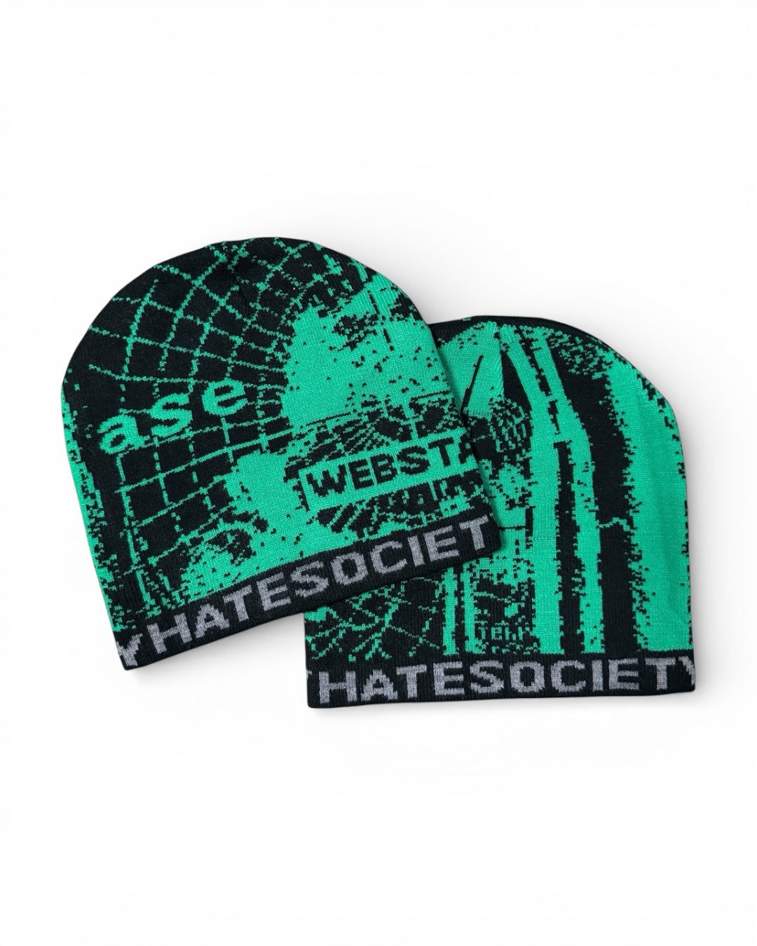 HATESOCIETY V.2 BEANIE GREEN
