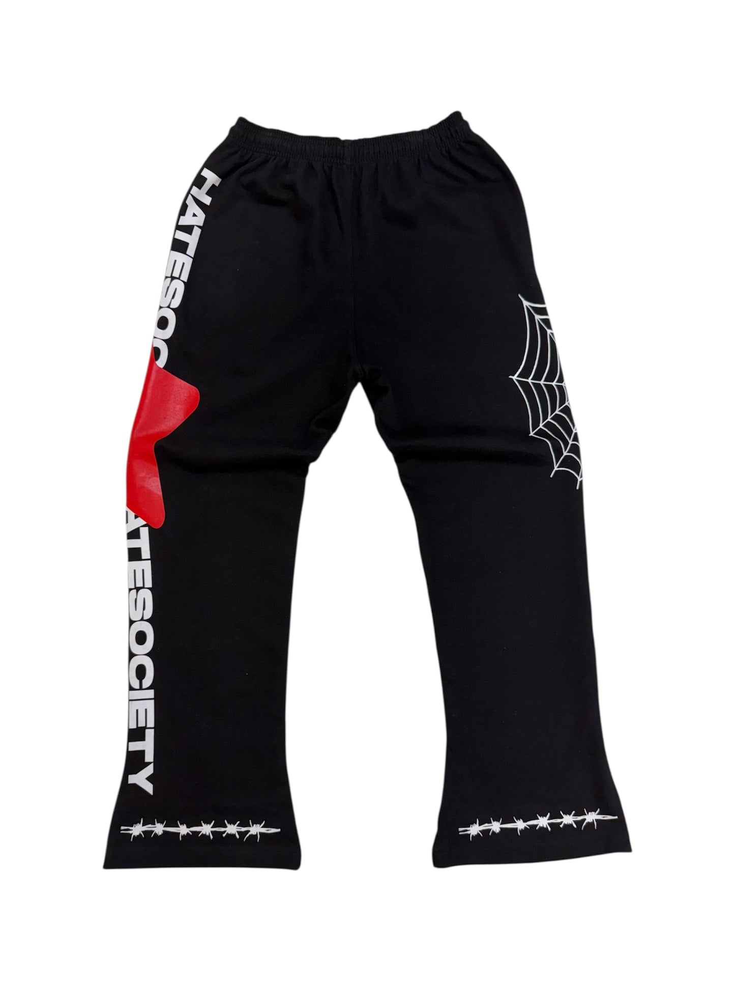 RED HATESOCIETY “SIGNATURE” SWEATPANTS