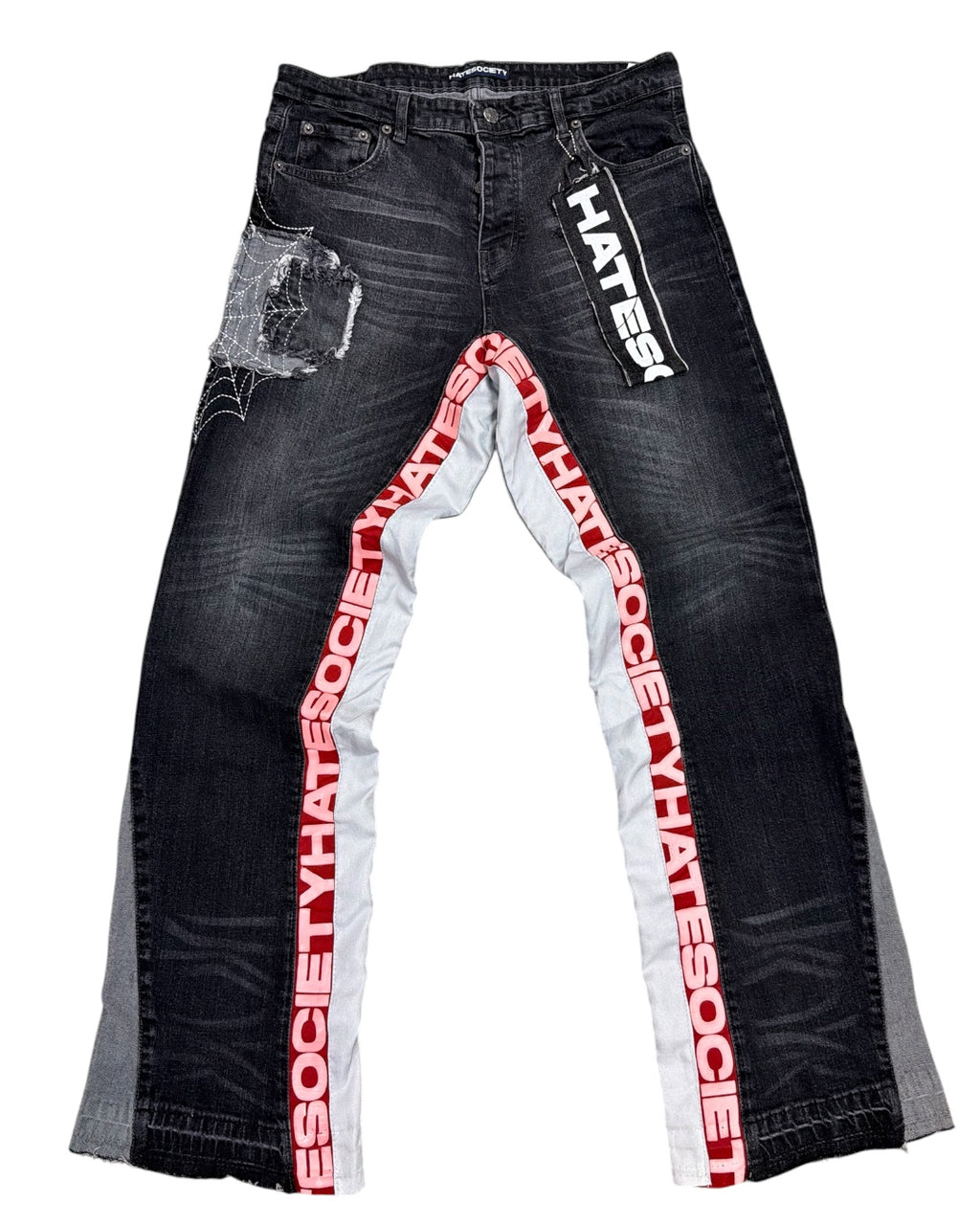 “SMOKED” DENIM RED