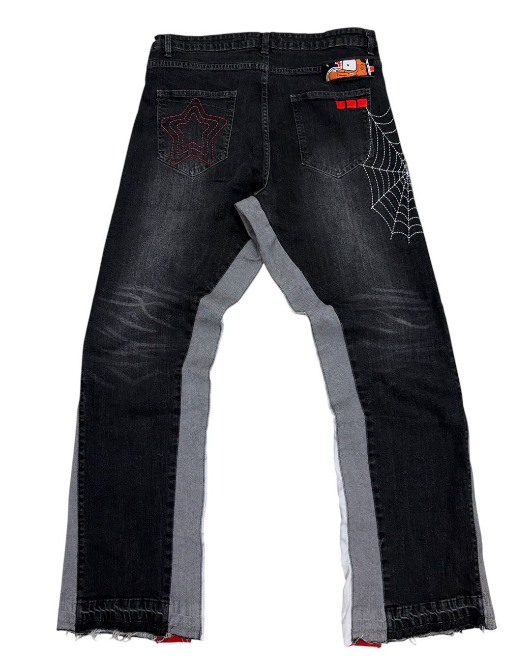“SMOKED” DENIM RED