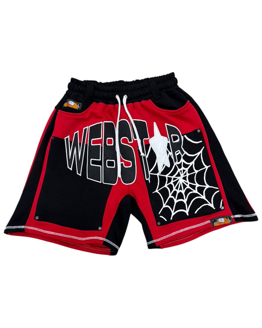 WEBSTAR v.2 SHORTS RED