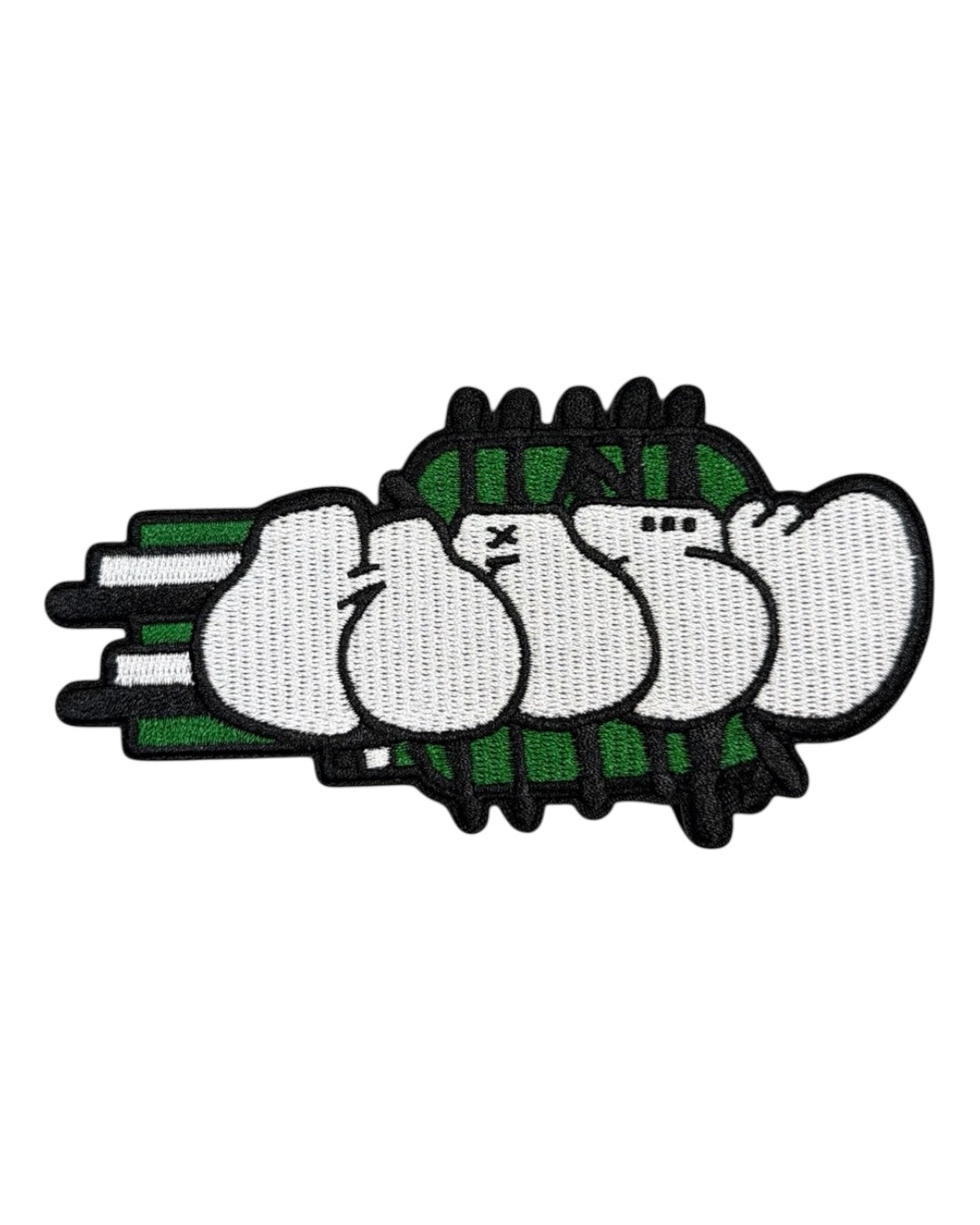 HATE VELCRO PATCH GREEN