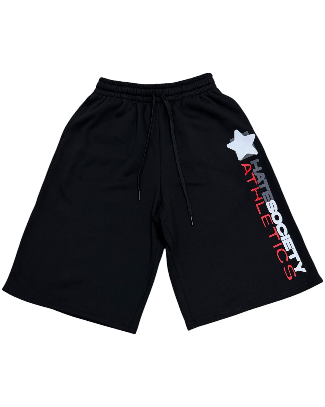 ATHLETICS 3/4 SHORTS RED