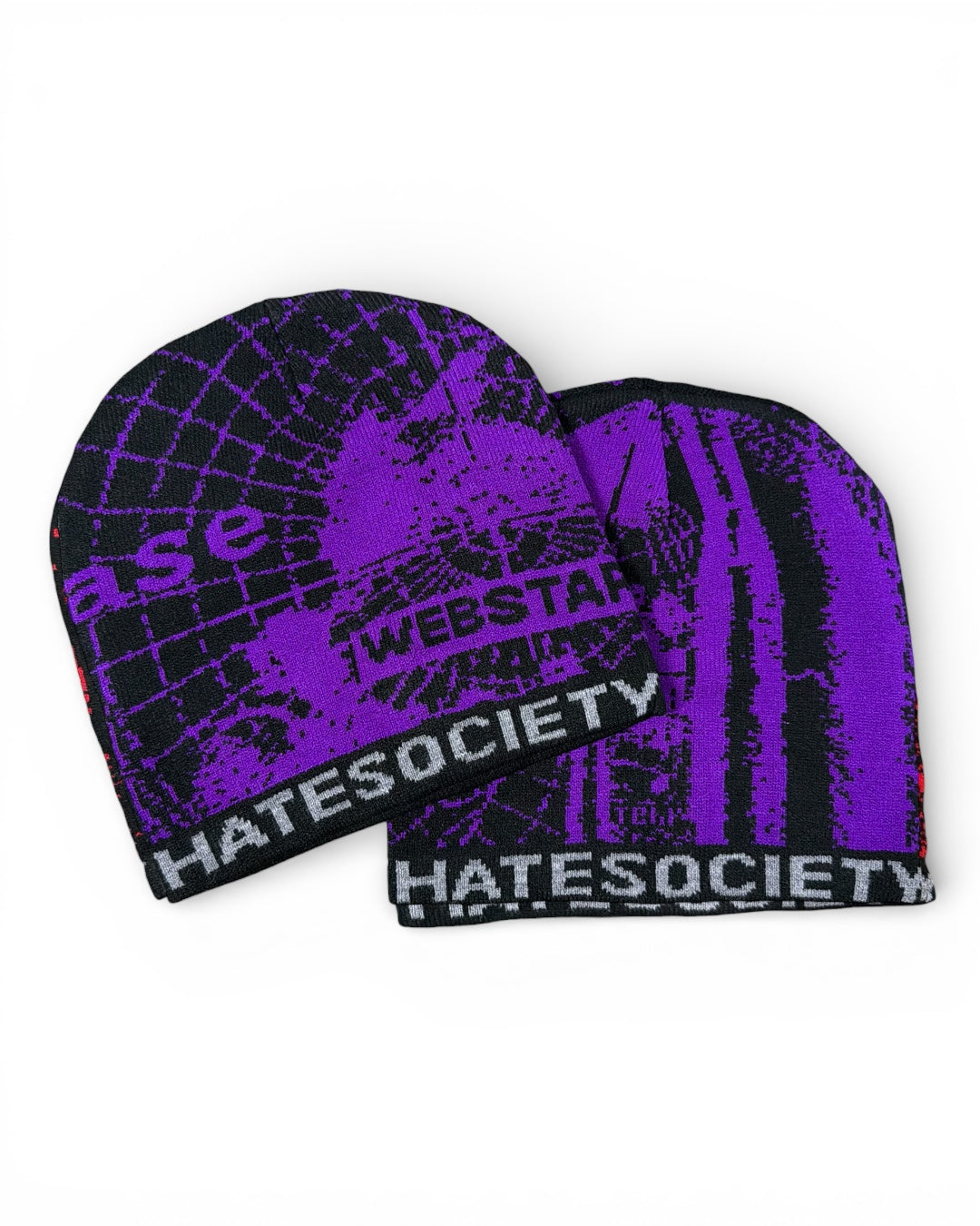 HATESOCIETY V.2 BEANIE PURPLE