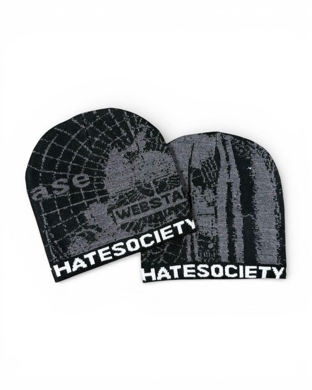 HATESOCIETY V.2 BEANIE GREY