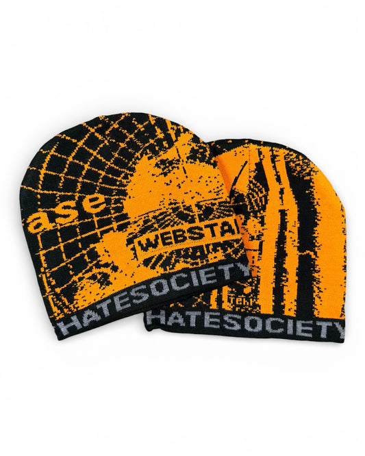 HATESOCIETY V.2 BEANIE ORANGE