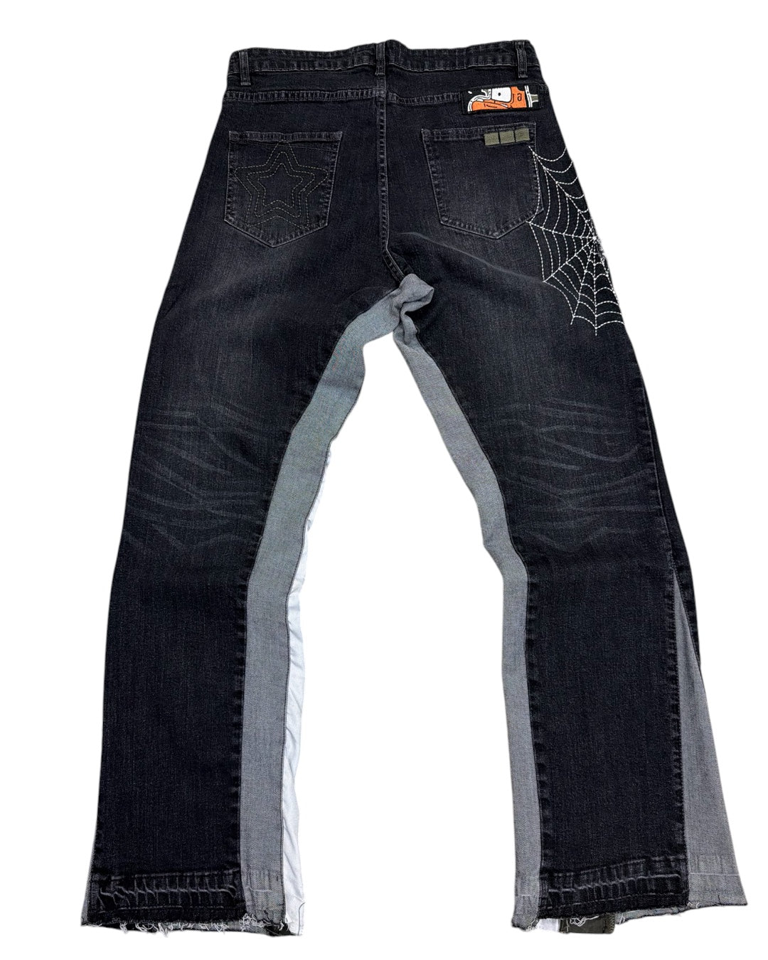 “SMOKED” DENIM OLIVE
