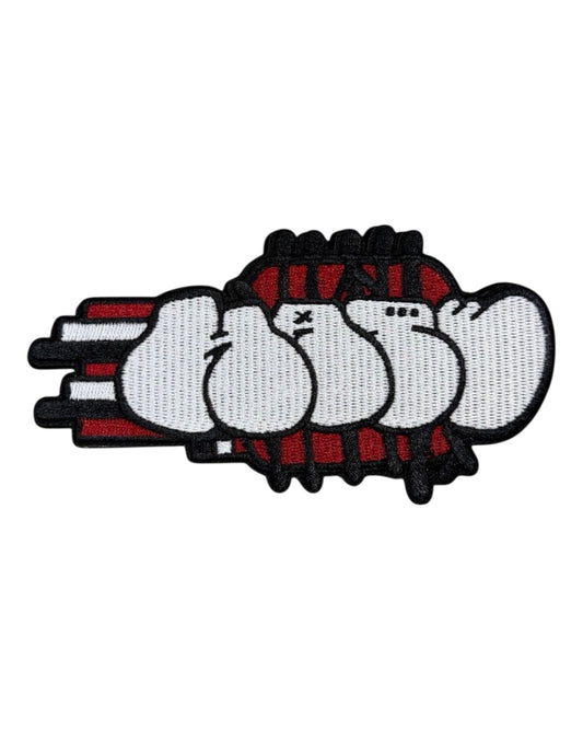 HATE VELCRO PATCH RED