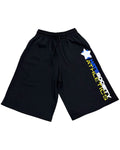 ATHLETICS 3/4 SHORTS BLUE