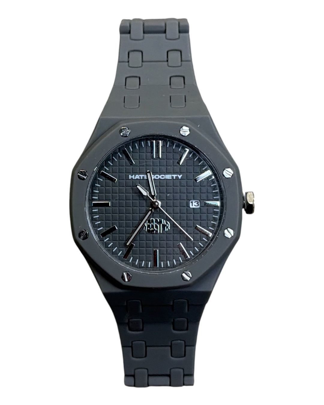 QUARTZ TIME PIECE GREY
