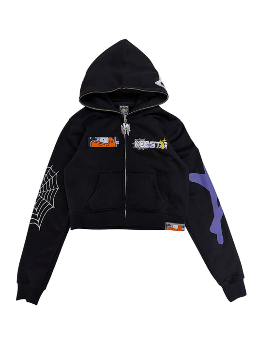 “FEATHERS” FULLZIP PURPLE