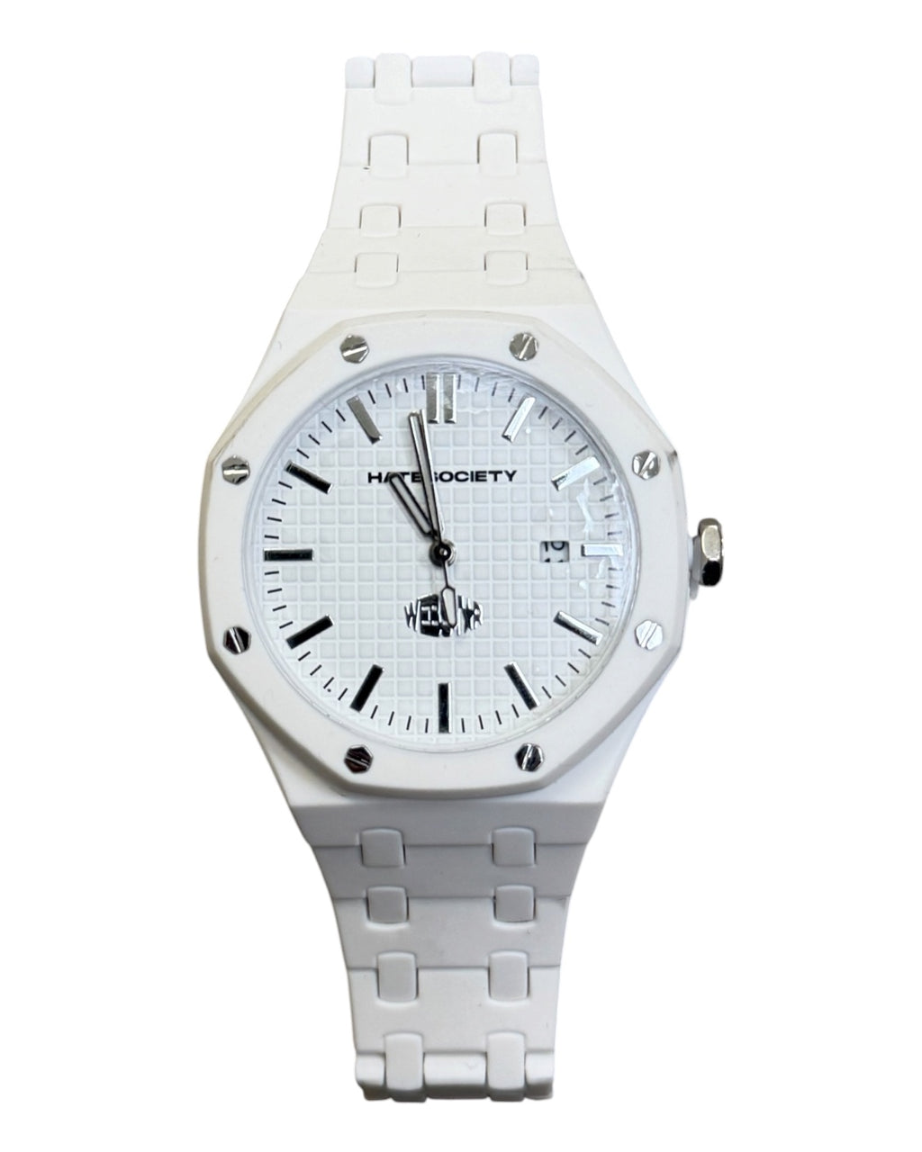 QUARTZ TIME PIECE WHITE