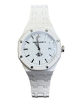 QUARTZ TIME PIECE WHITE